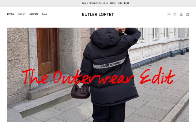 Butler Loftet storefront