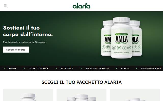 Alaria storefront