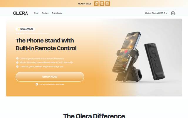 Olera storefront