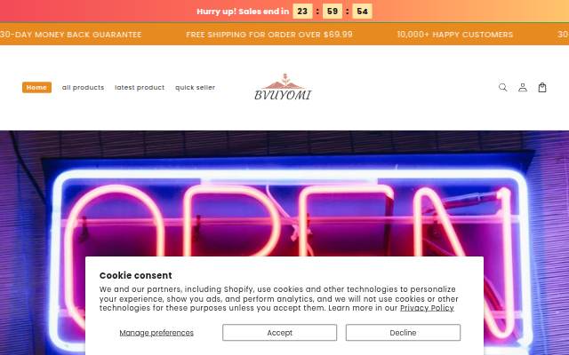 Bvuyomi storefront