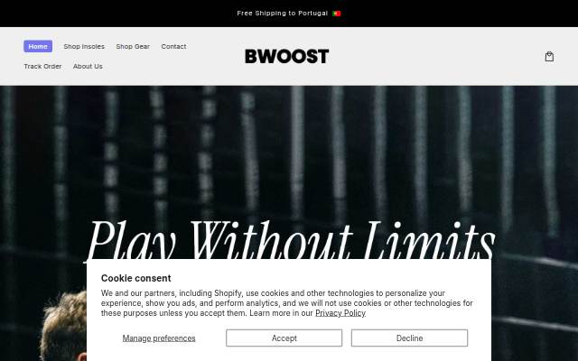 Bwoost storefront