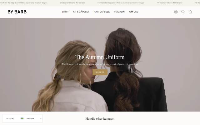 ByBarb hair accessories storefront