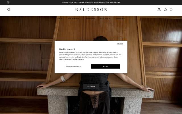 BAUDESSON storefront
