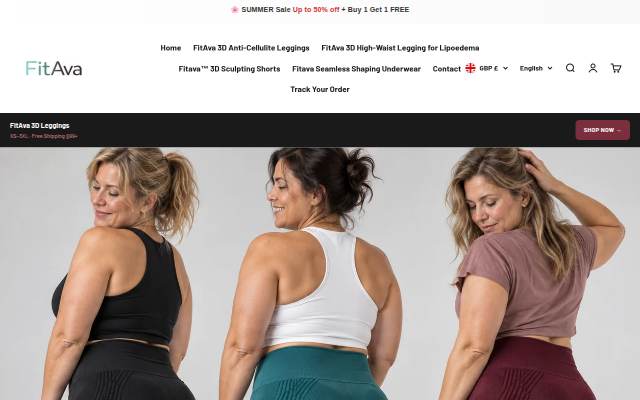 Fitava.com storefront