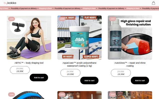 byKokko – Thoughtfully chosen products for everyday life. storefront
