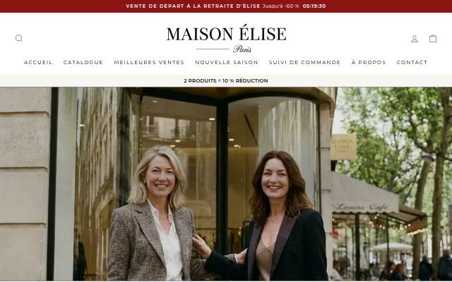 Maison Élise storefront