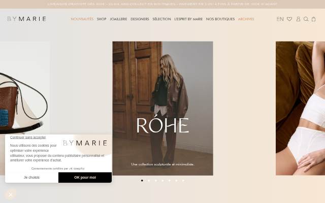 Startseite von By Marie