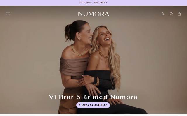 Numora storefront