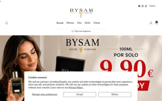 Bysamparfum.com storefront