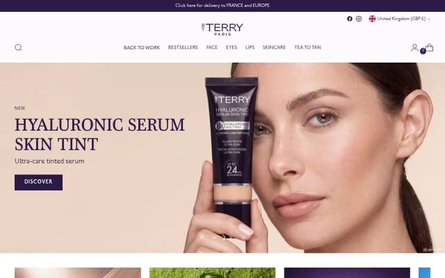 BY TERRY storefront