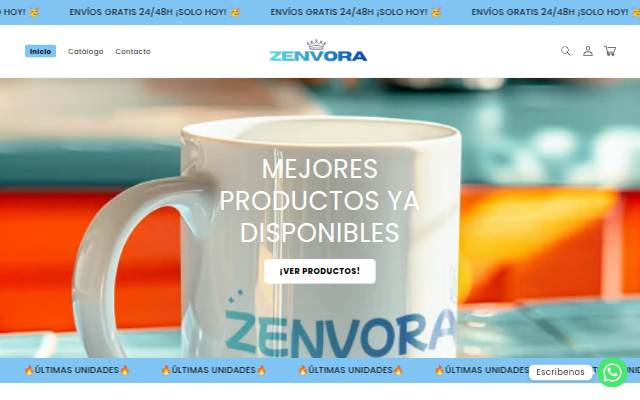 Zenvora storefront