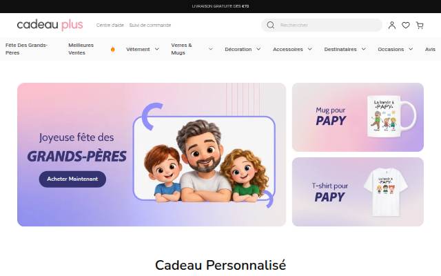 Cadeau Plus storefront