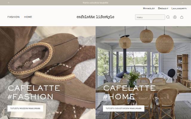 Startseite von Cafelatte Lifestyle