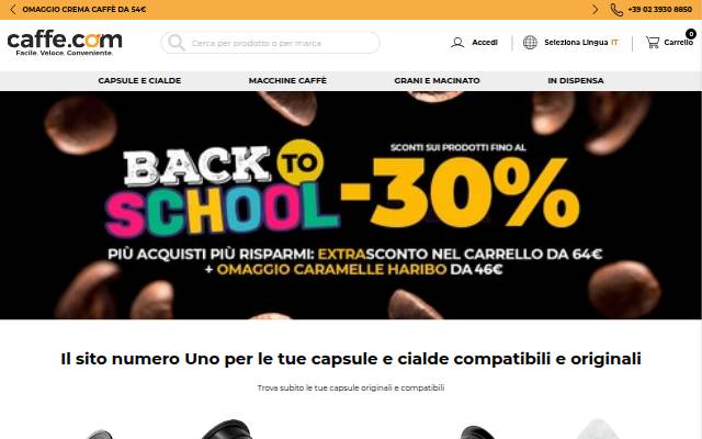 Caffe.com storefront