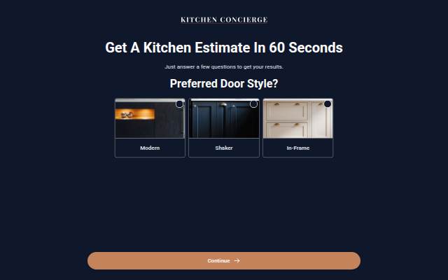 Get A New Kitchen Estimate In 60 Seconds storefront