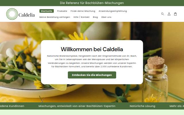 Caldelia storefront