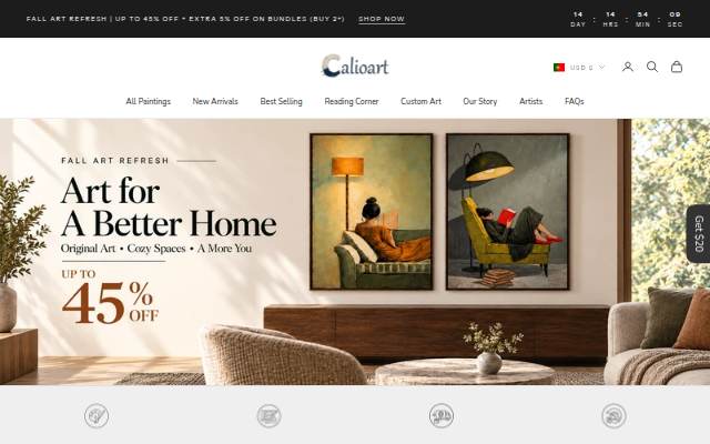 Calioart storefront