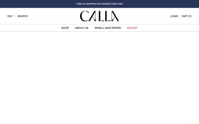 Calla Shoes storefront