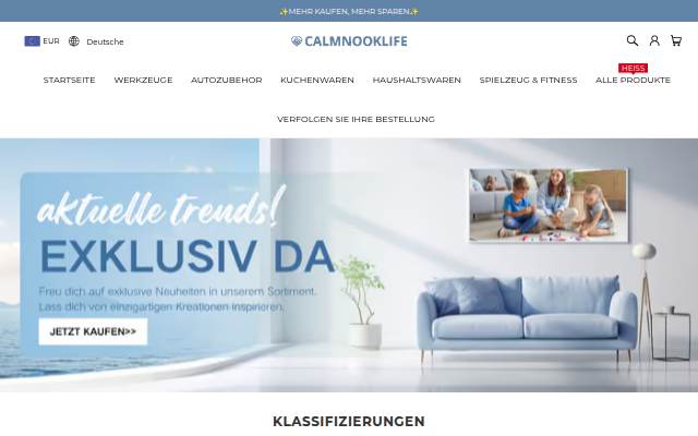CALMNOOKLIFE storefront