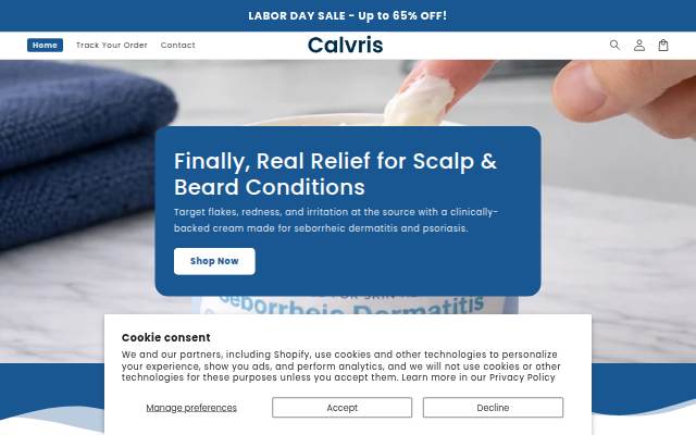 Calvris storefront