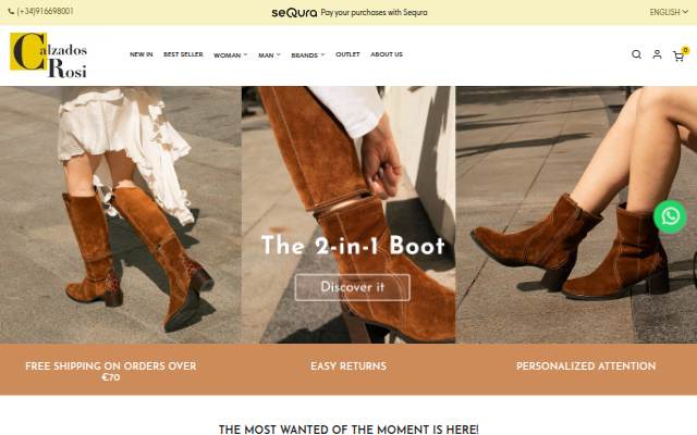 Zapatería Online storefront