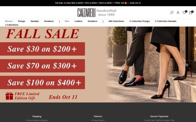 CALZARELLI storefront