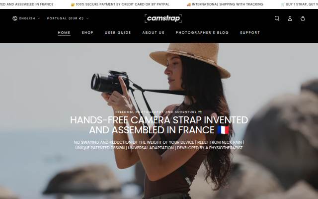 CAMSTRAP storefront