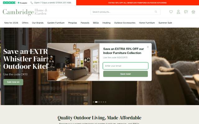 Cambridge Home &amp; Garden storefront