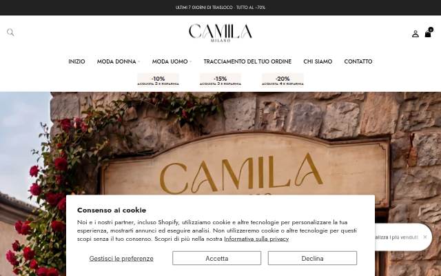 Tienda Online storefront