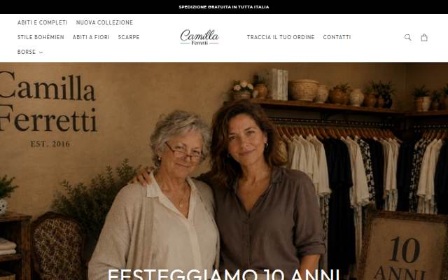 Camilla Ferretti storefront