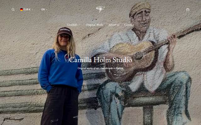 Camilla Holm storefront