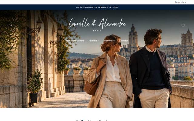 Montra da Camille &amp; Alexandre Paris