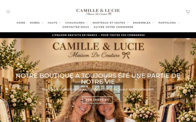 Camille &amp; Lucie storefront