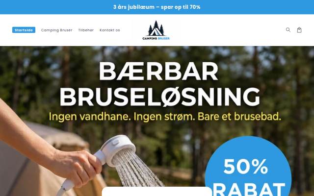Camping Bruser storefront
