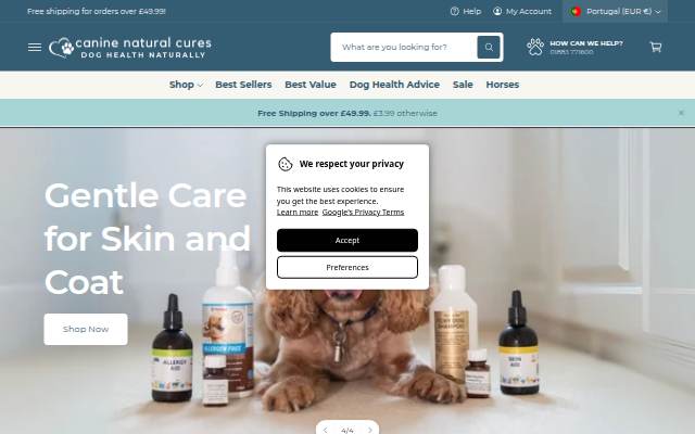 Canine Natural Cures storefront