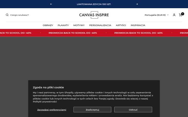 Montra da Canvas Inspire
