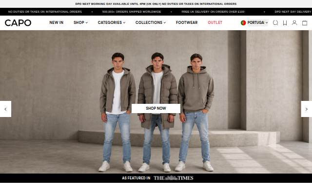 CAPO | Meaning Behind The Brand storefront