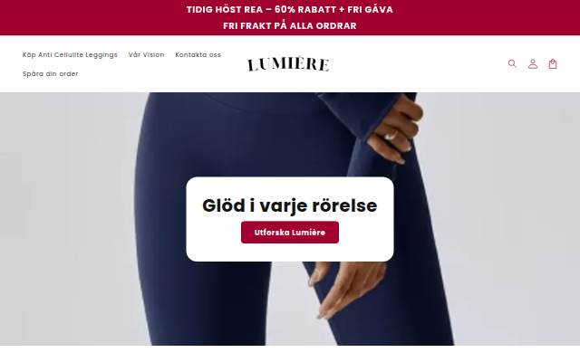 Lumière storefront
