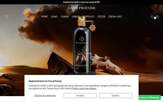 Capri Profumi storefront