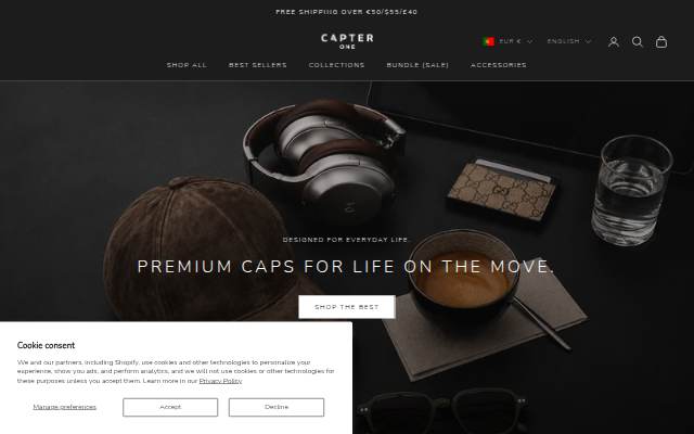 Capter One storefront