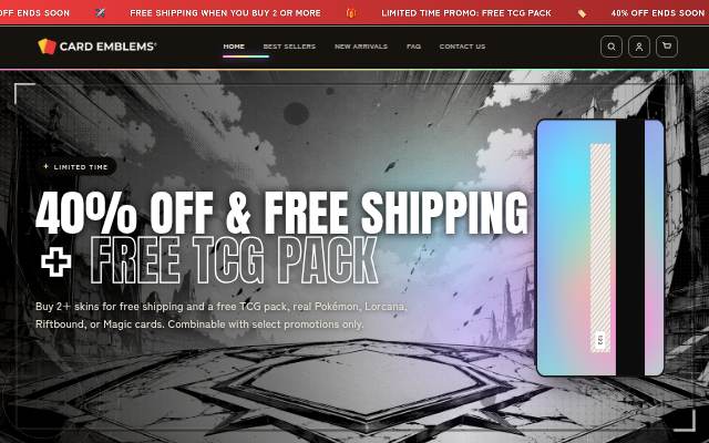 Card Emblems storefront