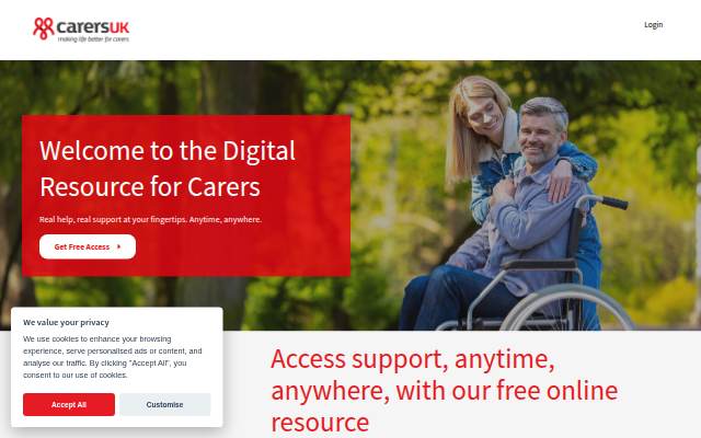 Carers Digital – CarersUK making life better for carers storefront
