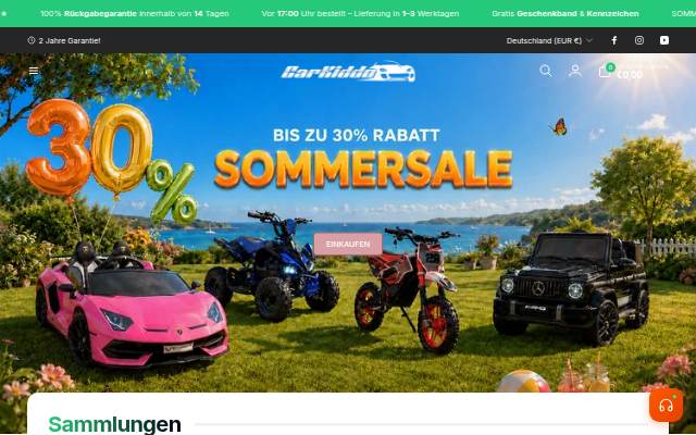 CarKiddo storefront