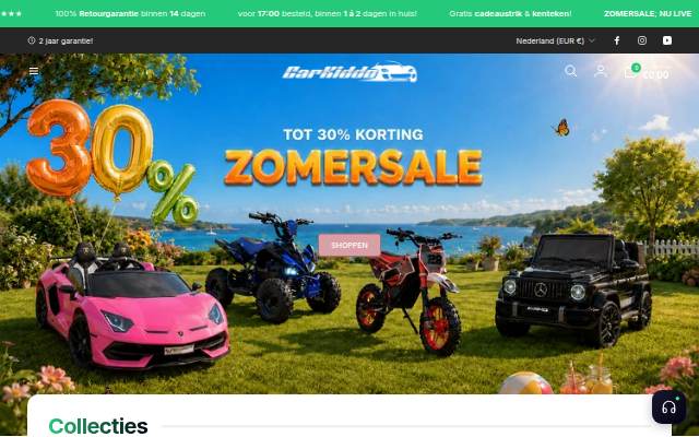 CarKiddo storefront