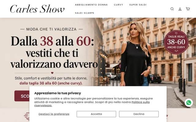 Carles Show storefront