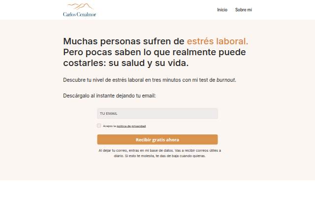 Carlos Cenalmor – Psiquiatra y psicoterapeuta - Especialista en Estrés laboral y Burnout. storefront