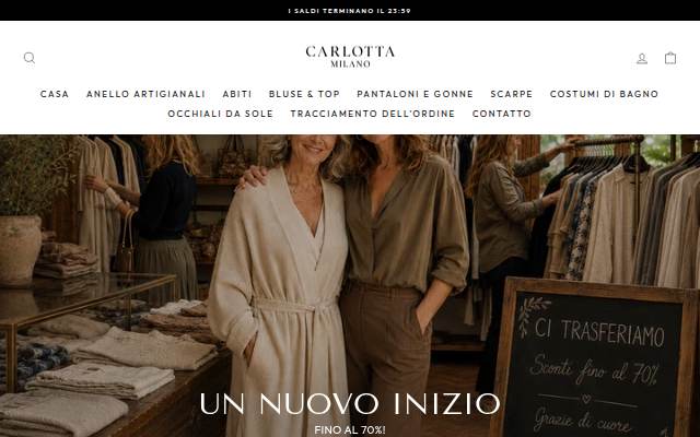 Carlotta Milano storefront
