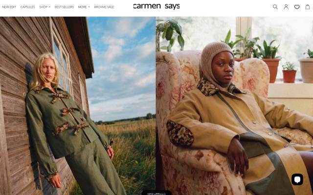 Carmensays storefront