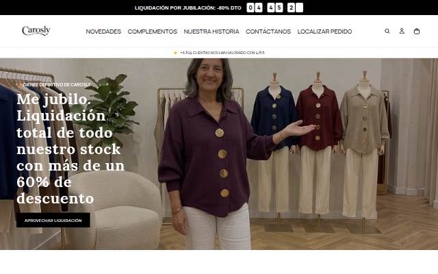 Carosly storefront