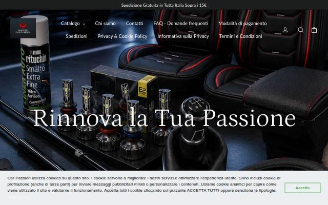 Car Passion Accessori Auto storefront